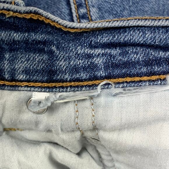 Levis Womens Jeans 29 Ribcage Straight Ankle Medium Wash Button Fly 29x25 EUC - Picture 11 of 11